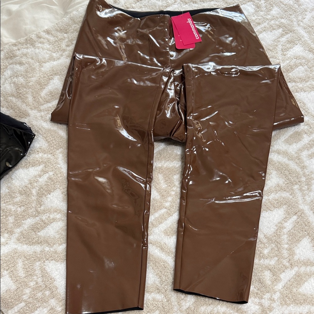 Commando Shiny Brown Pants